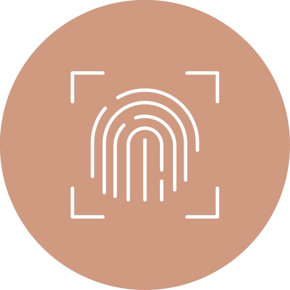 Fingerprint Icon Design Symbol vector
