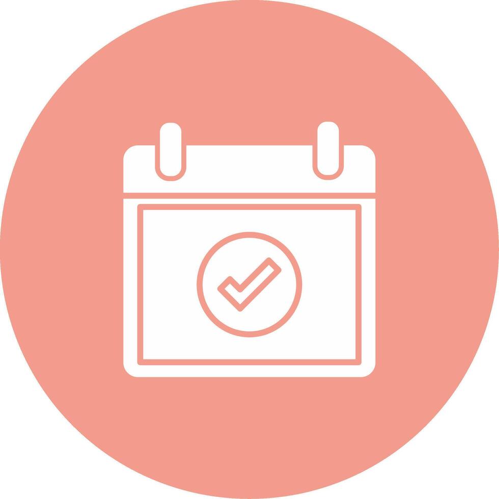 Correct Icon Design Symbol vector