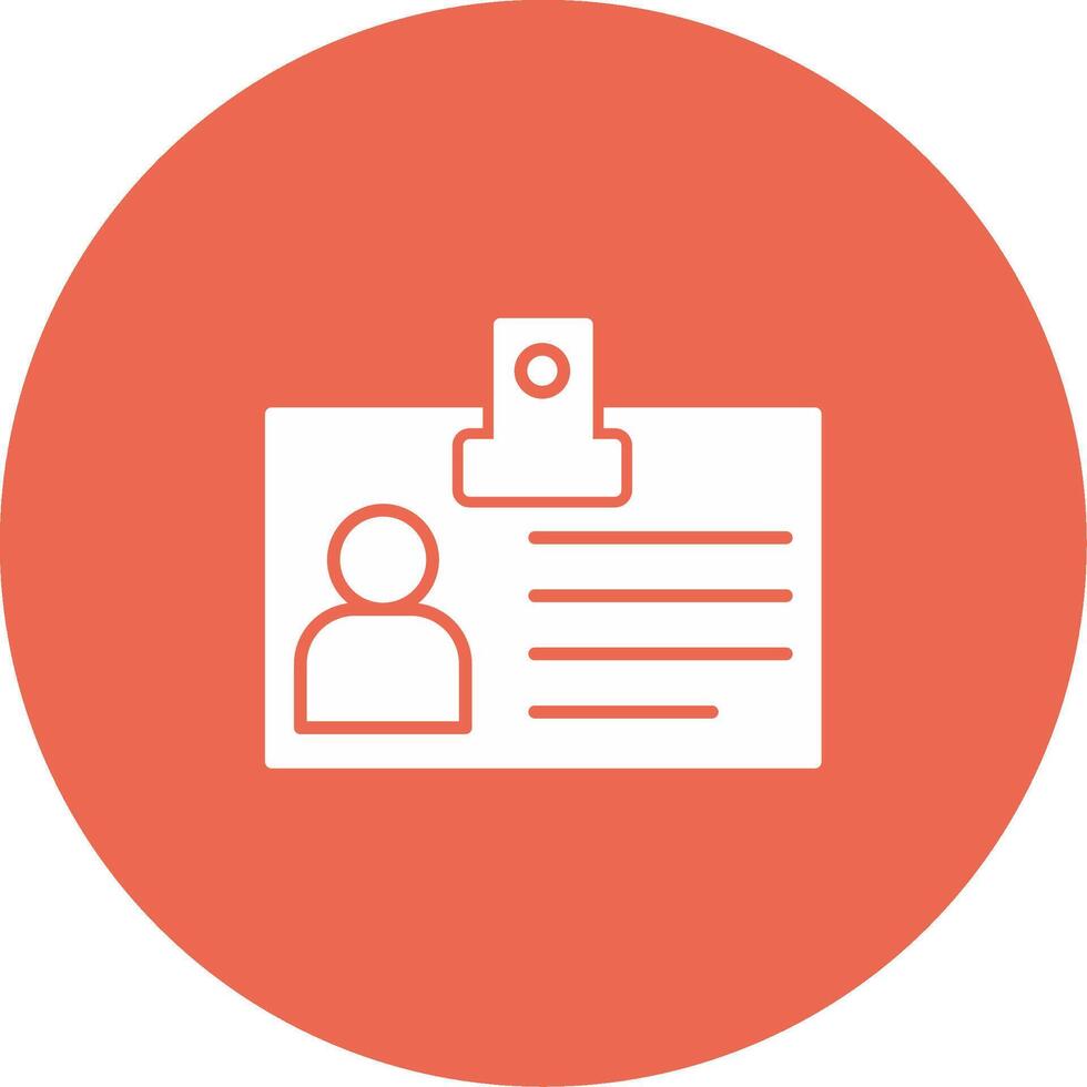 Identification Card Icon Design Symbol vector