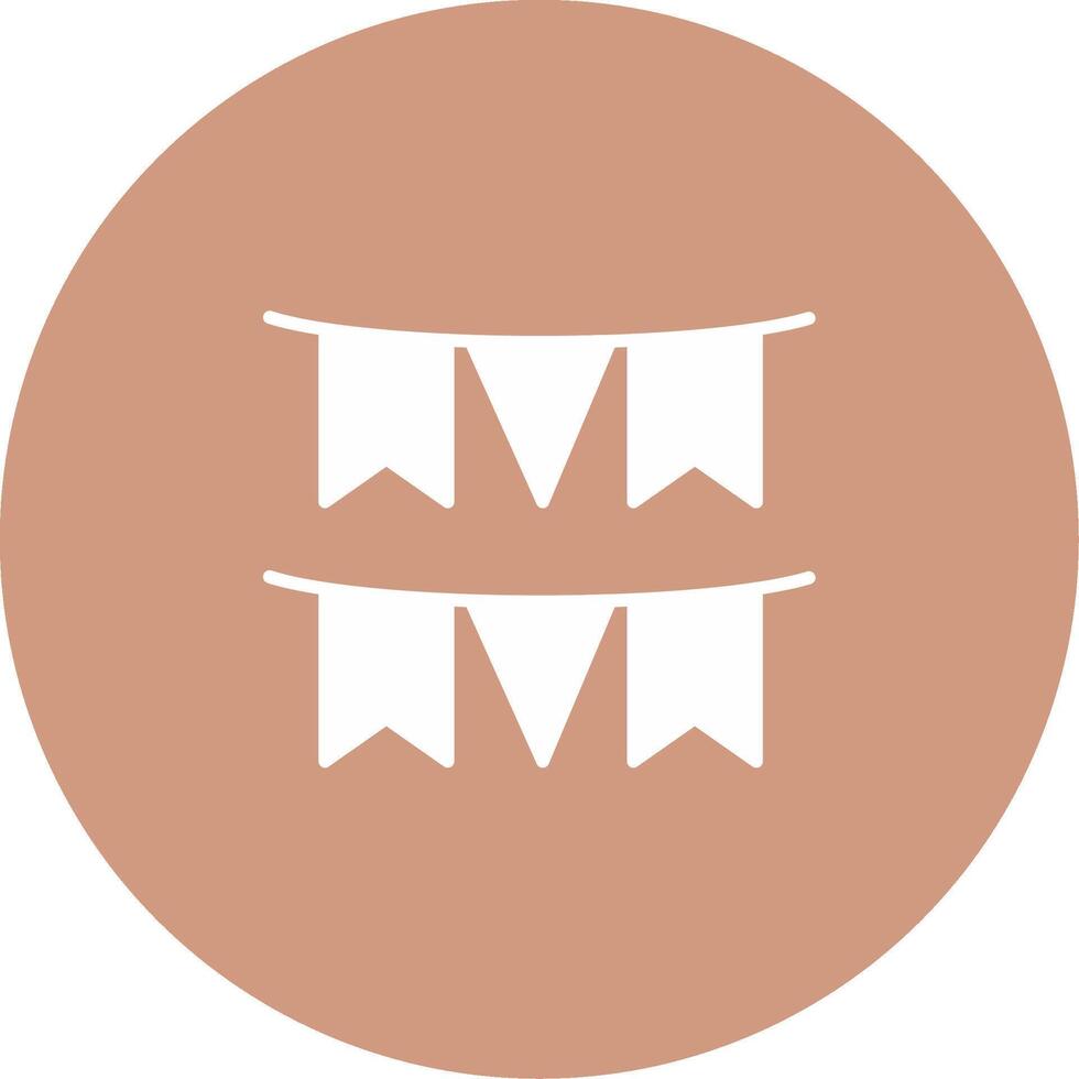 Garland Icon Design Symbol vector