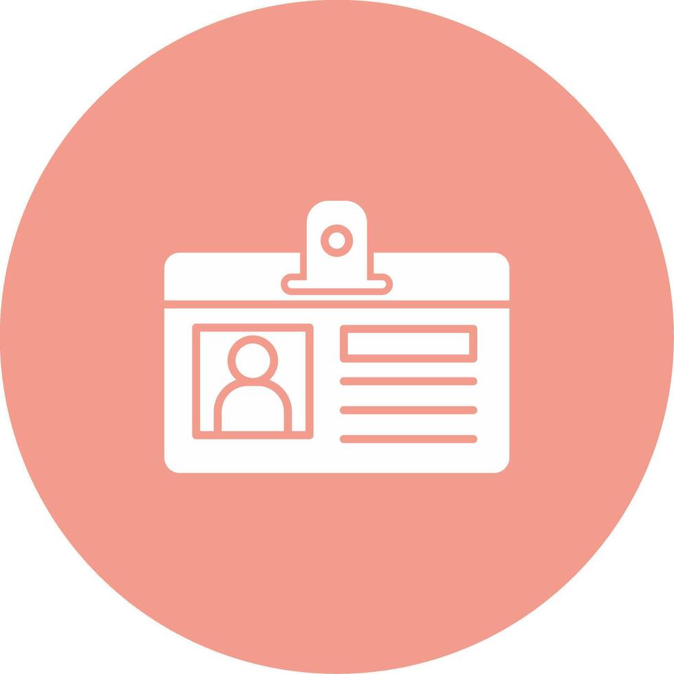 Identification Card Icon Design Symbol vector