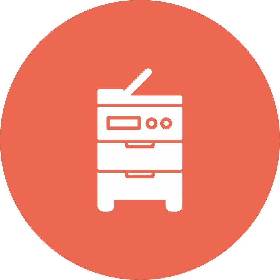 Copy Machine Icon Design Symbol vector