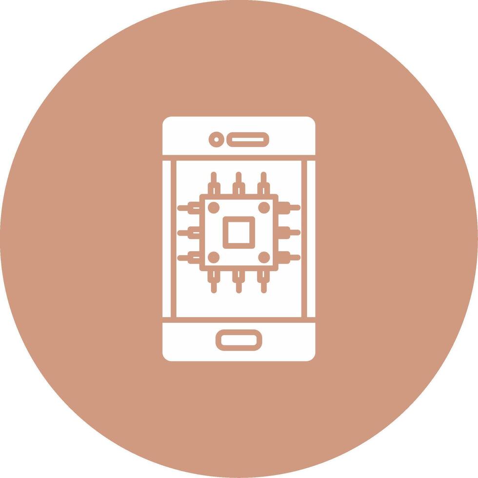 Cpu Icon Design Symbol vector