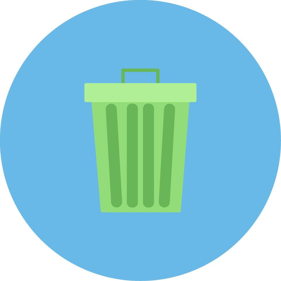 Dustbin Icon Design Symbol vector