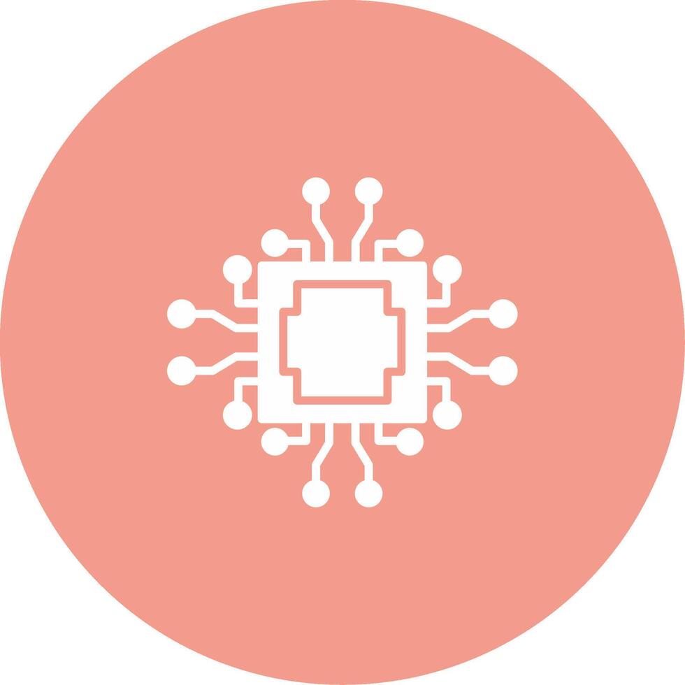 Cpu Icon Design Symbol vector
