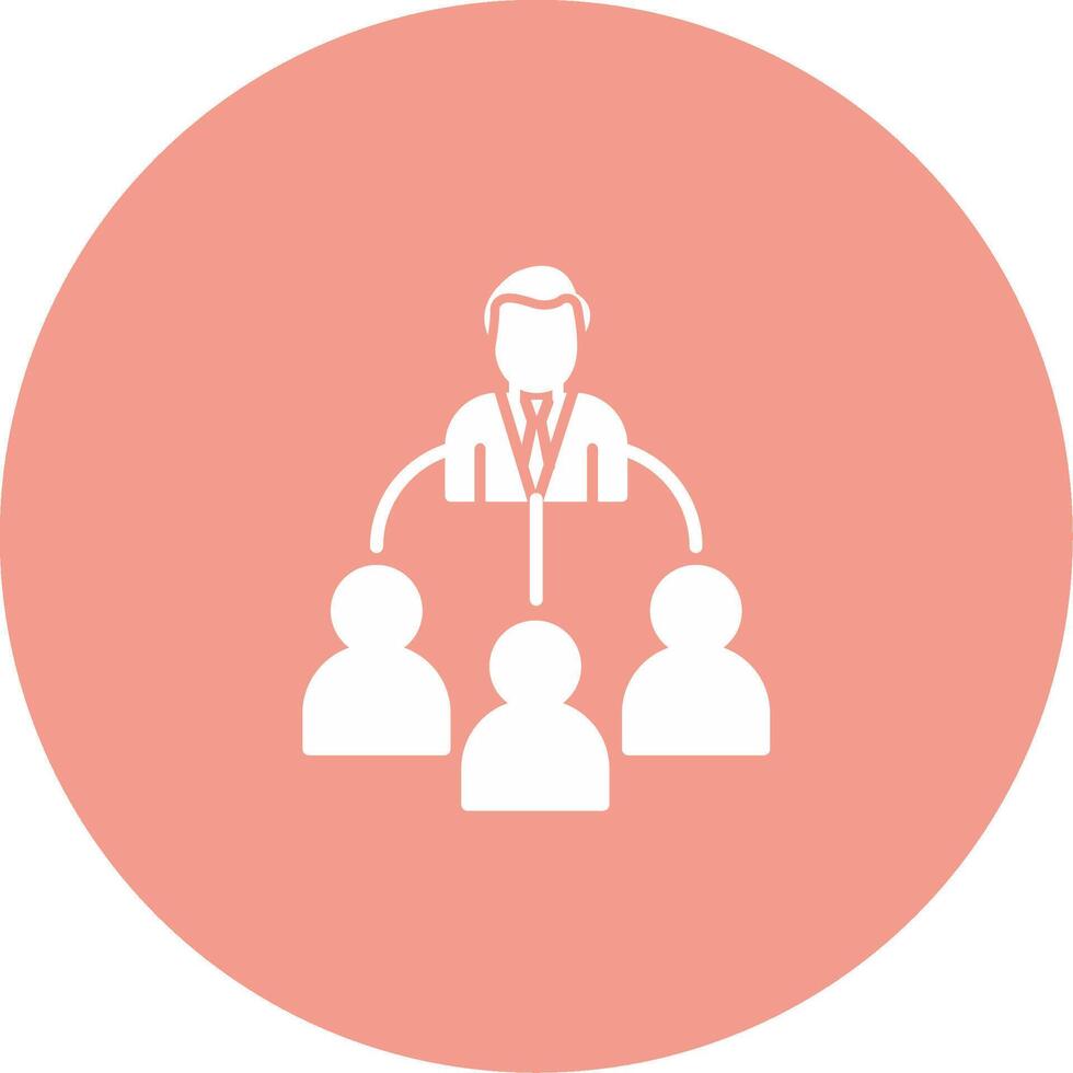 Delegate Icon Design Symbol vector