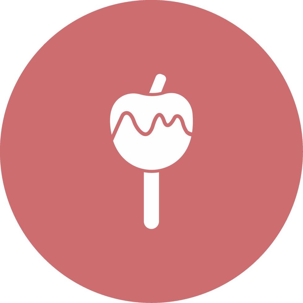 Caramelized Apple Icon Design Symbol vector