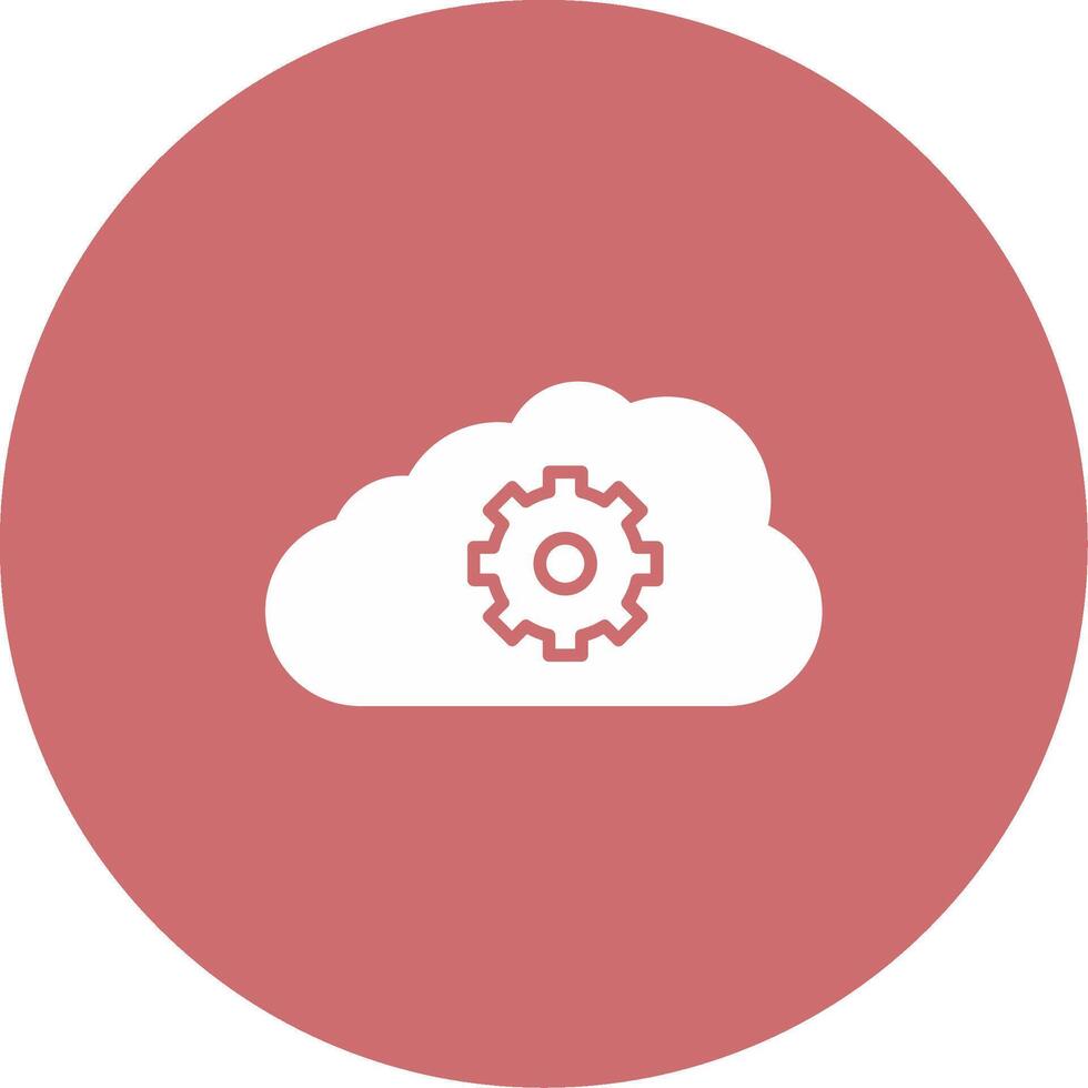 Cloud Storage Icon Design Symbol vector