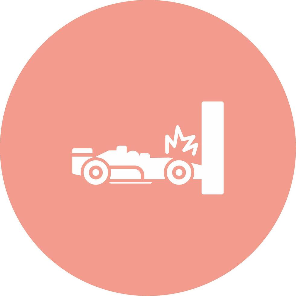 Car Accident Icon Design Symbol vector