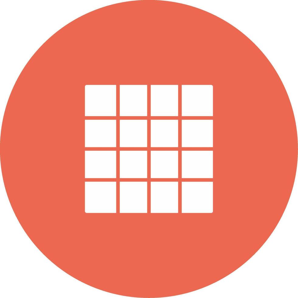 Grid Icon Design Symbol vector