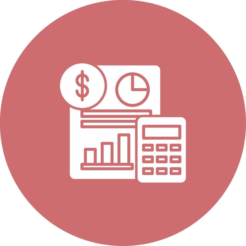 Accounting Icon Design Symbol vector