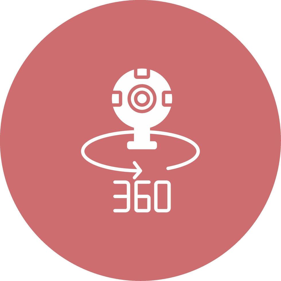 360 Camera Icon Design Symbol vector