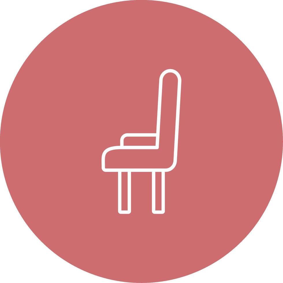 Dining Chair Icon Design Symbol vector