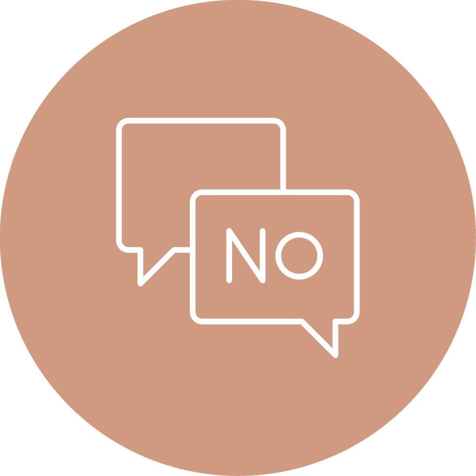 Say No Icon Design Symbol vector
