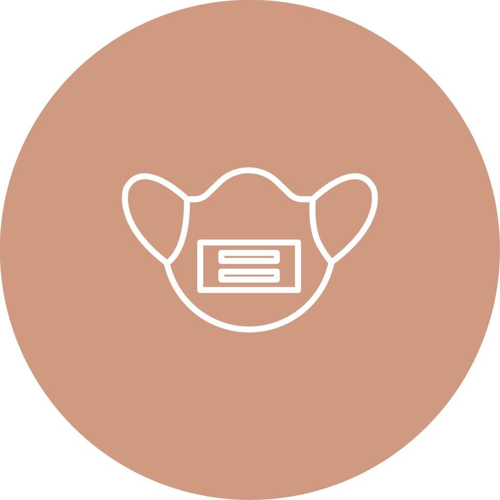 Dust Mask Icon Design Symbol vector