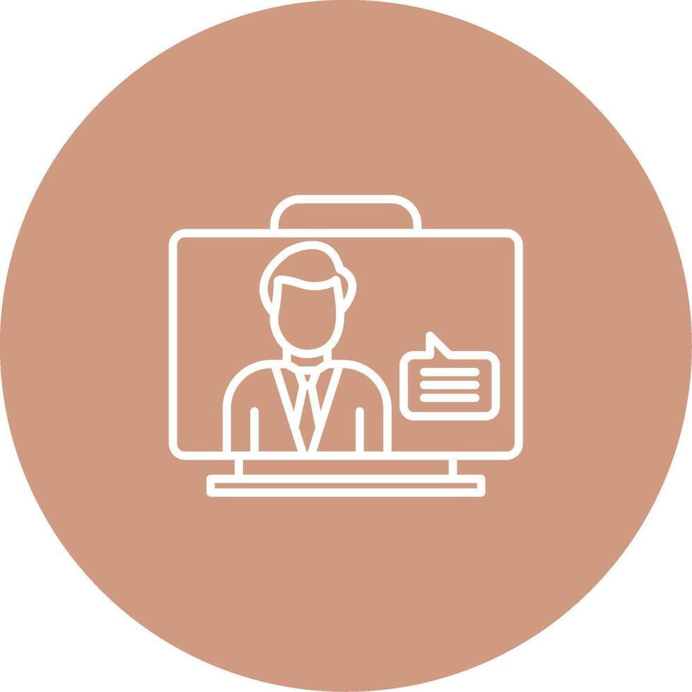 Virtual Assistant Icon Design Symbol vector