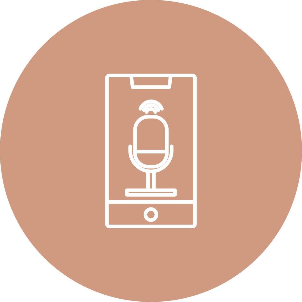 Voice Control Icon Design Symbol vector