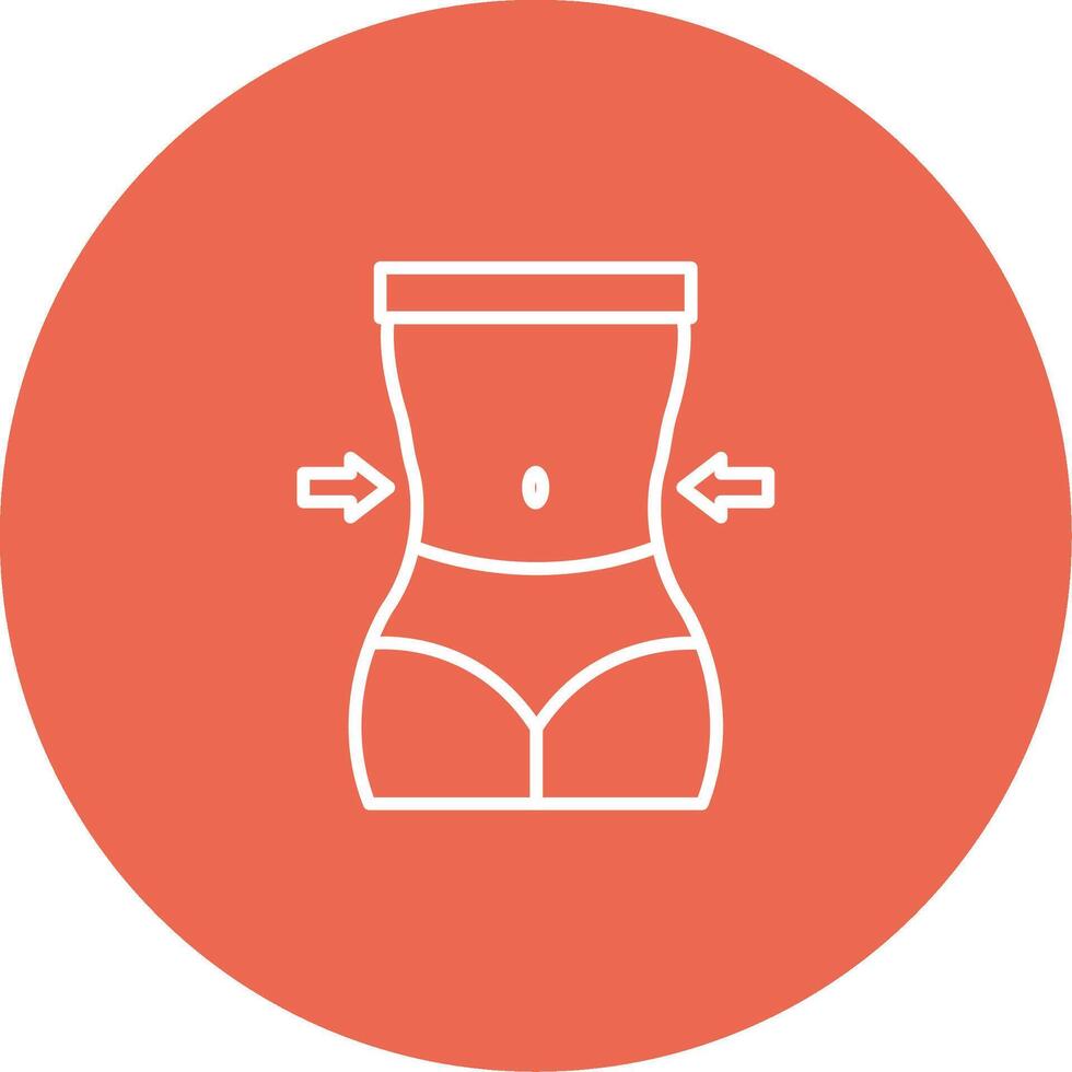 Waist Icon Design Symbol vector