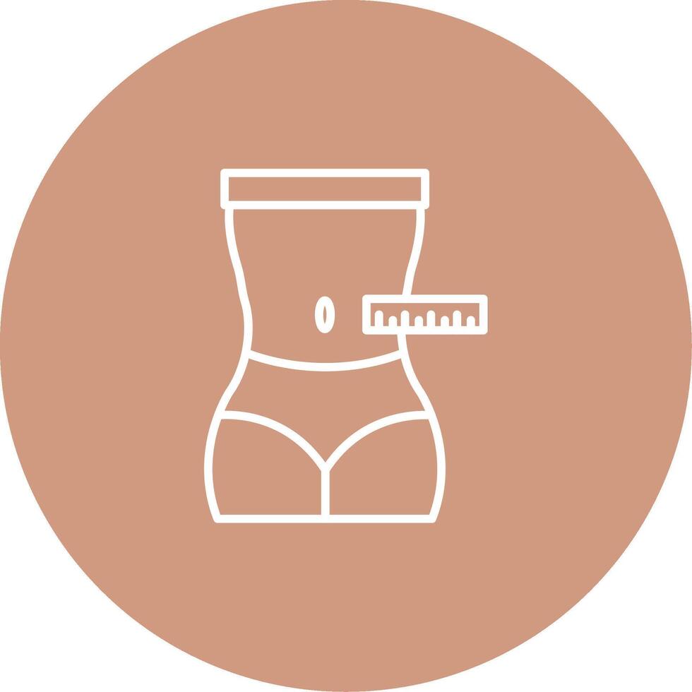 Waist Icon Design Symbol vector