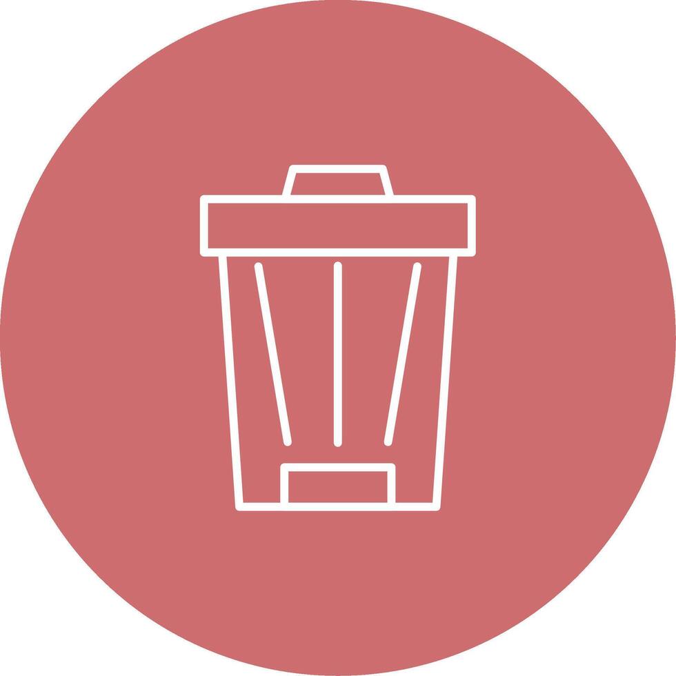 Trash Can Icon Design Symbol vector