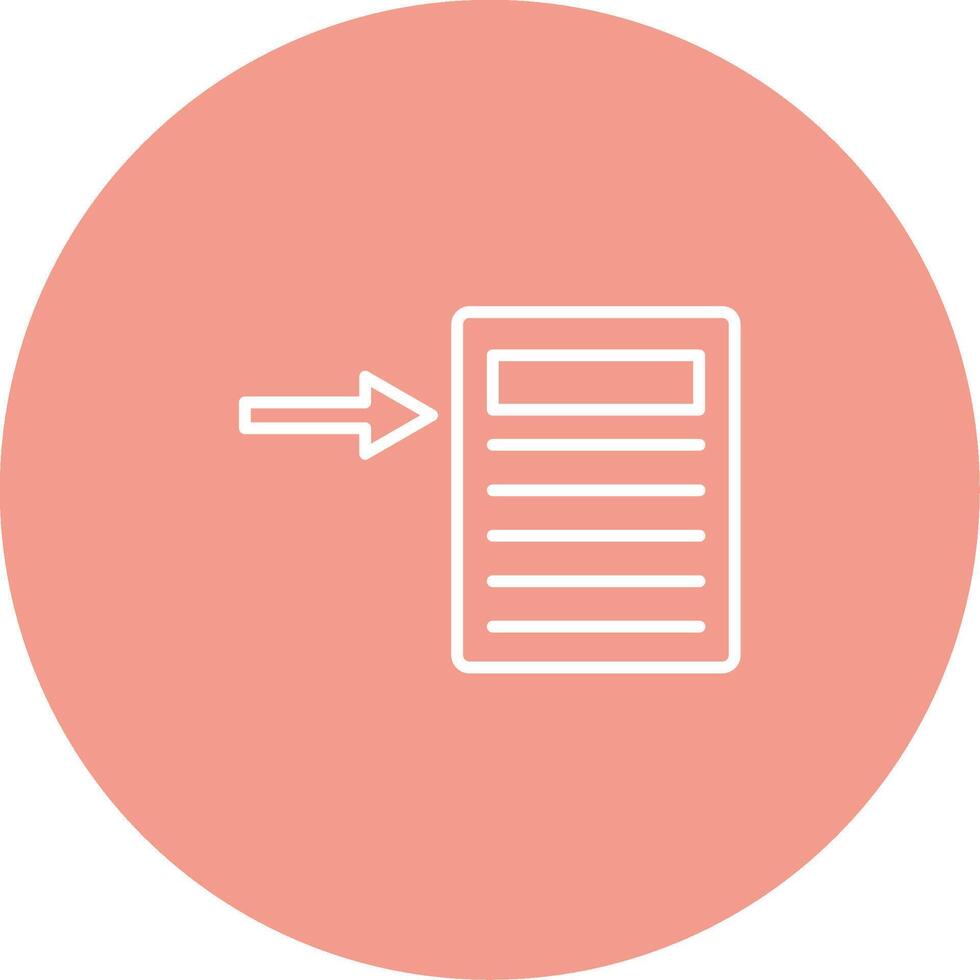 Headline Icon Design Symbol vector