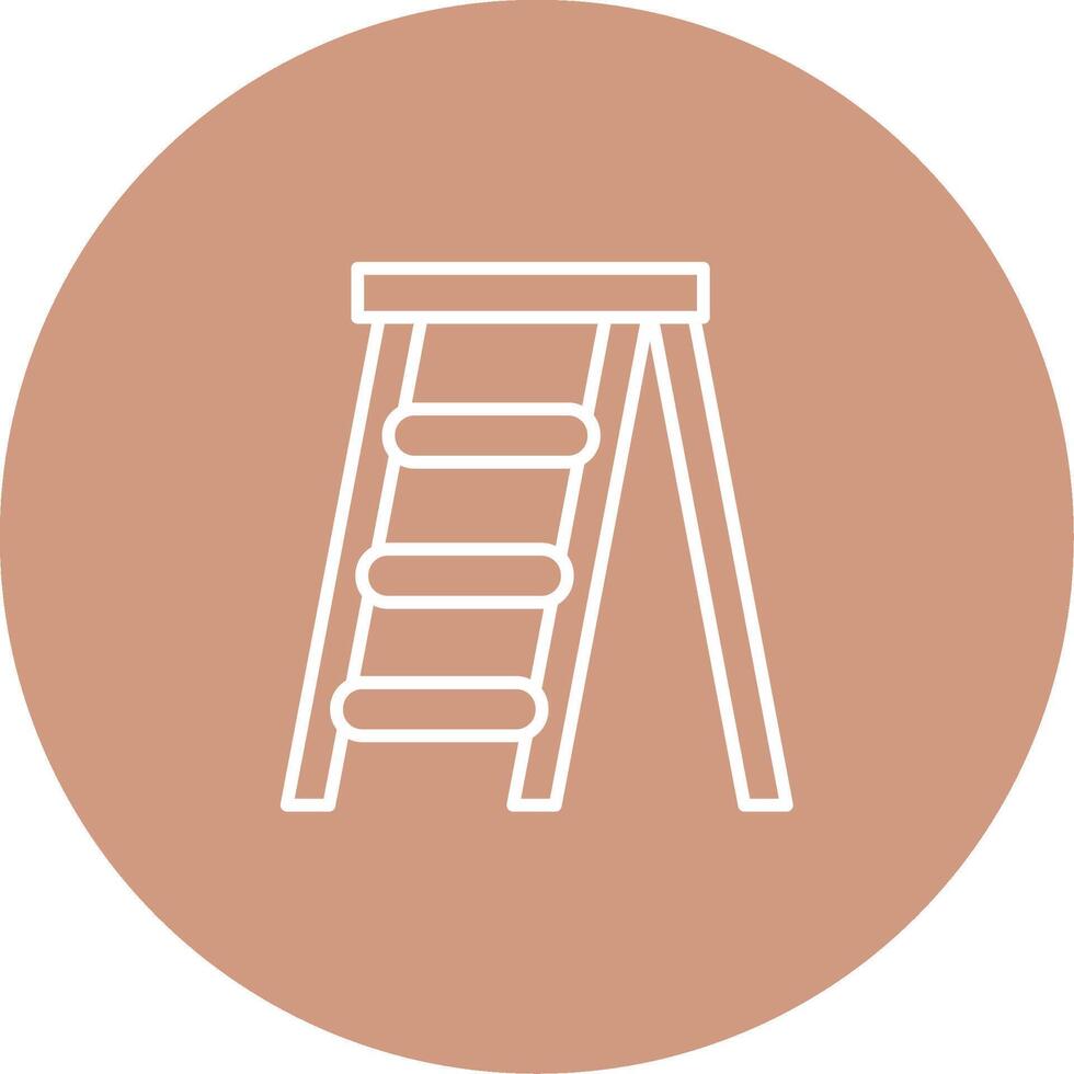 Step Ladder Icon Design Symbol vector