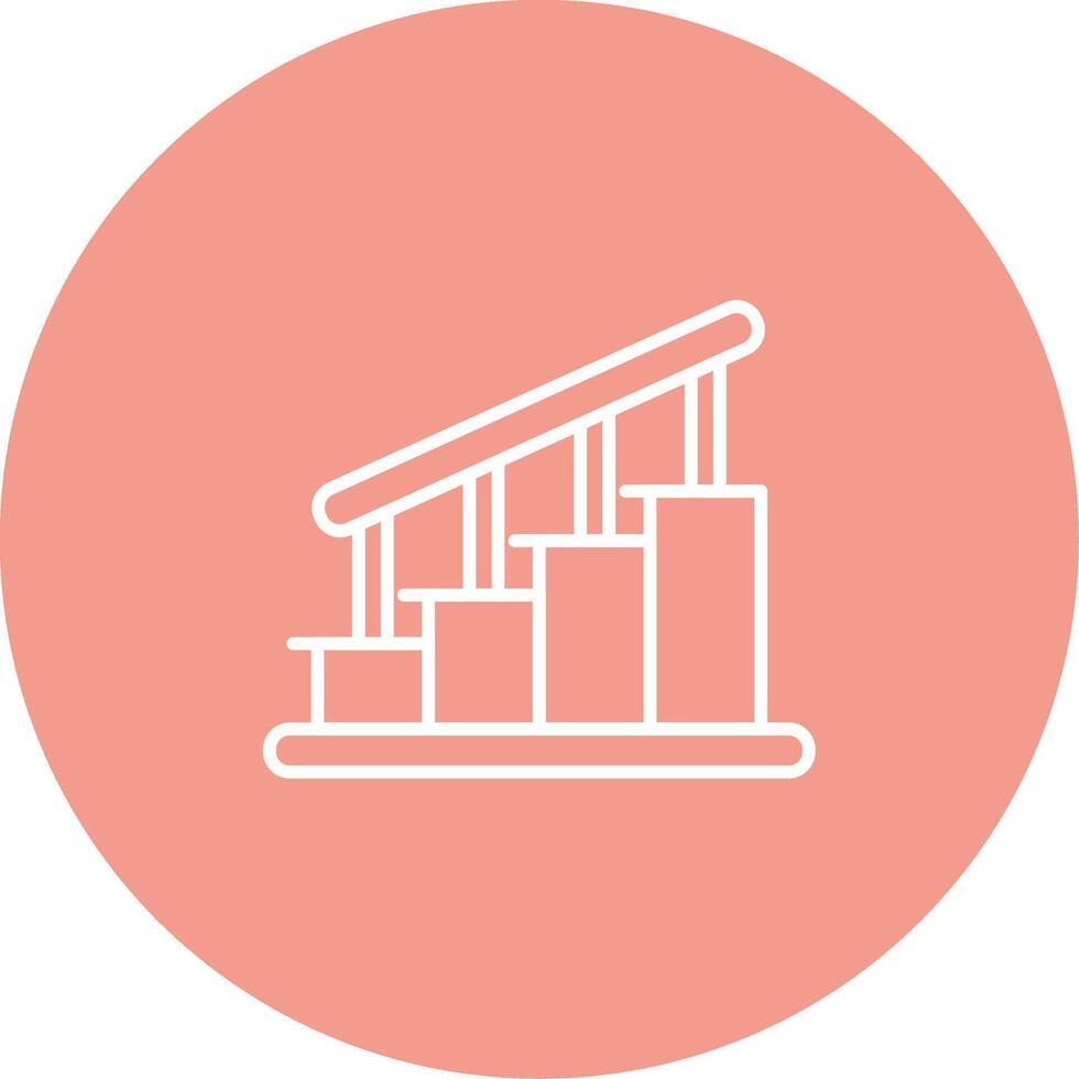 Stairs Icon Design Symbol vector