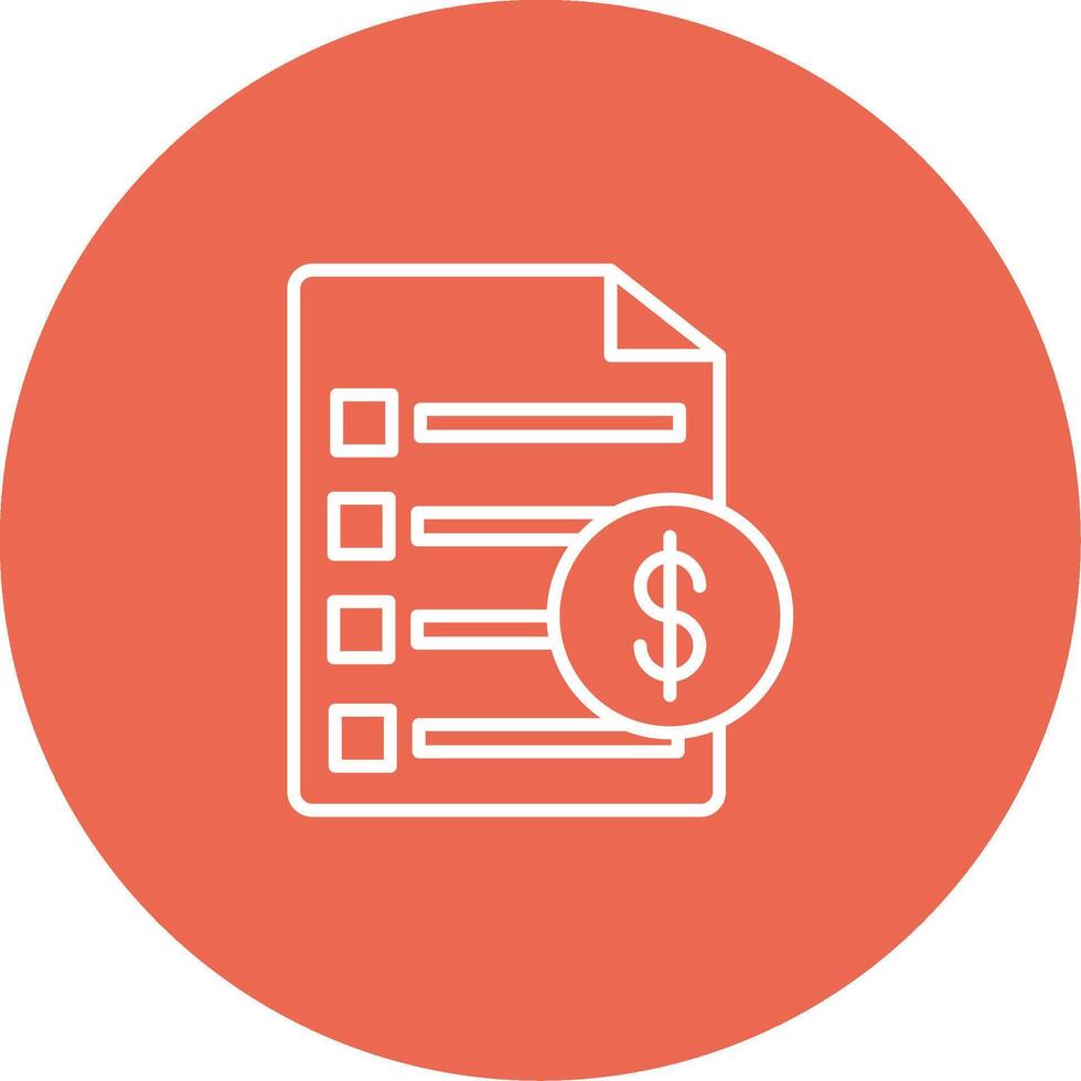 Invoice Icon Design Symbol vector