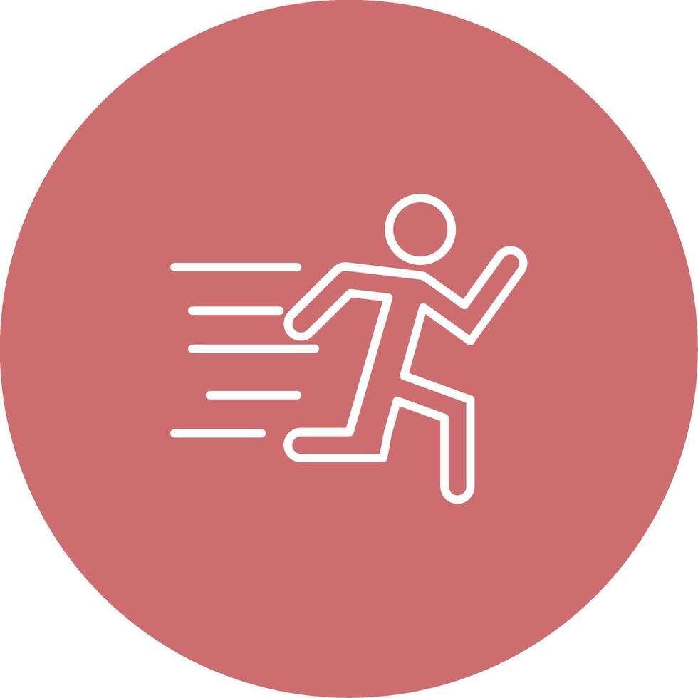 Running Icon Design Symbol vector