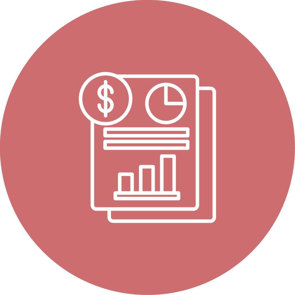 Income Statement Icon Design Symbol vector