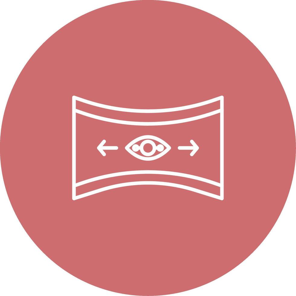 Panoramic View Icon Design Symbol vector
