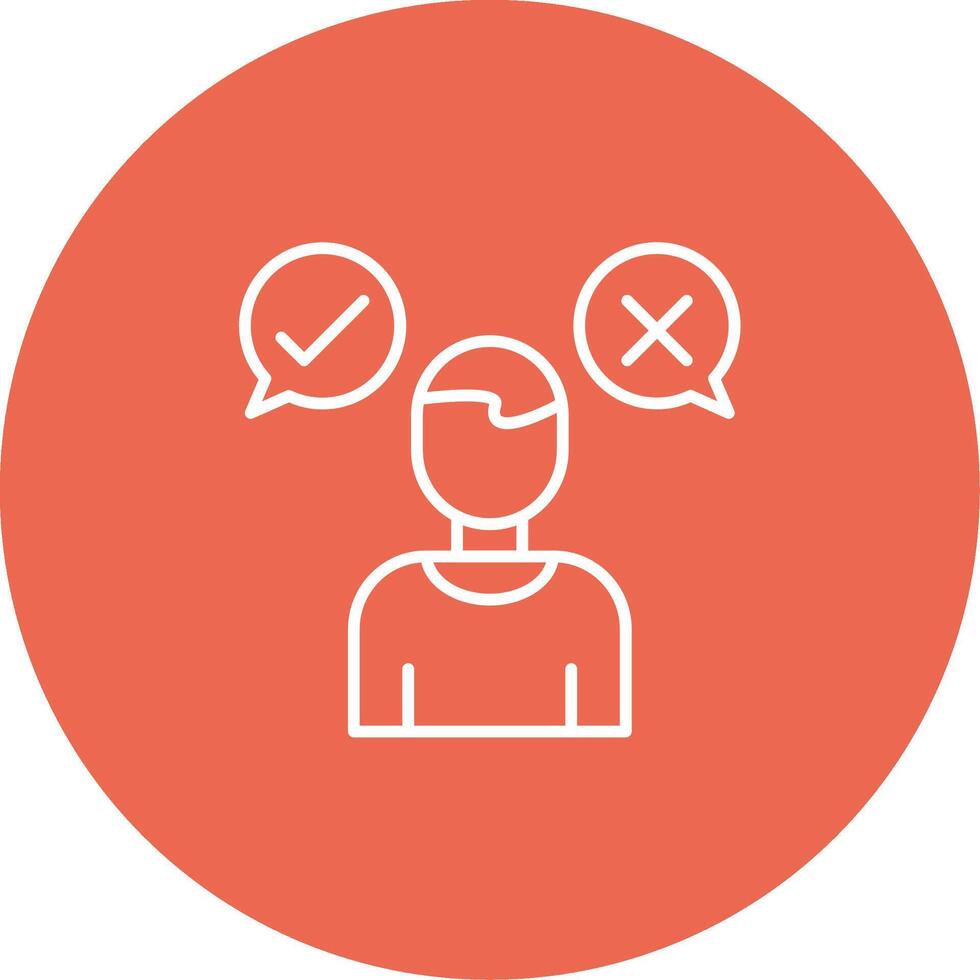 Decision Marker Icon Design Symbol vector