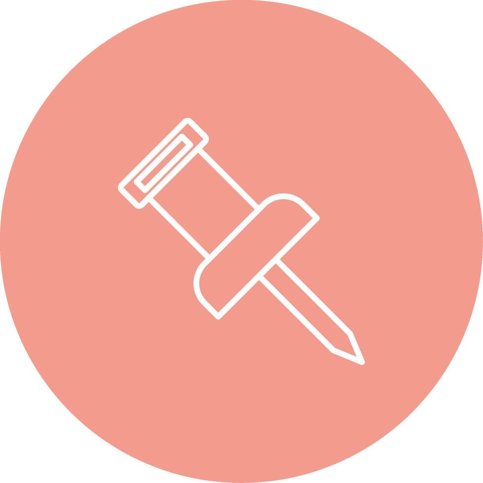 Push Pin Icon Design Symbol vector