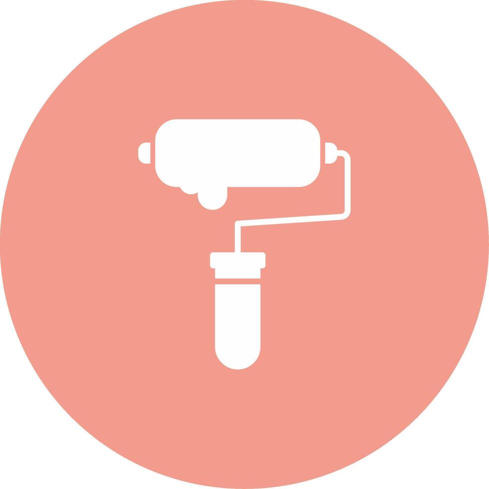 Paint Roller Icon Design Symbol vector