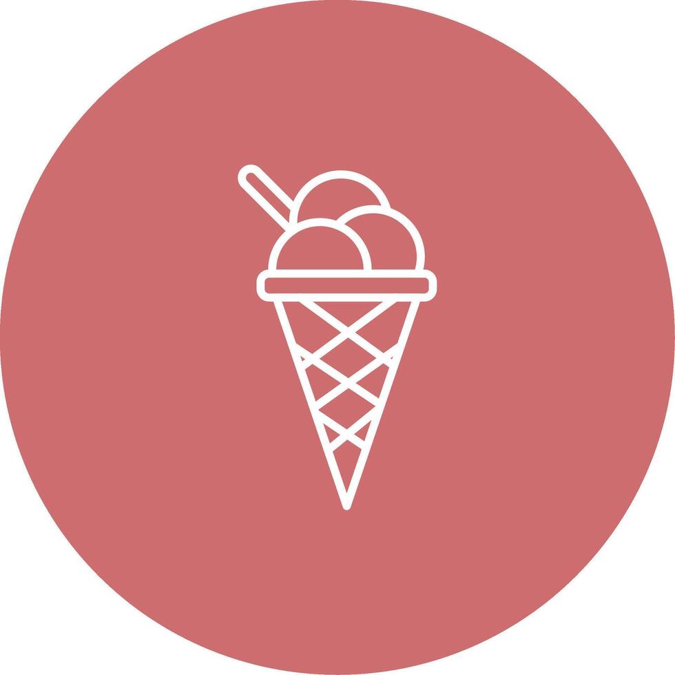 Ice Cream Icon Design Symbol vector