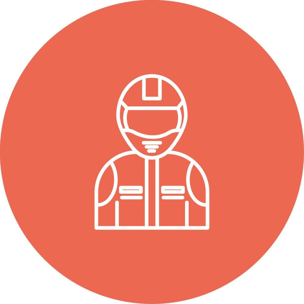 Racer Icon Design Symbol vector
