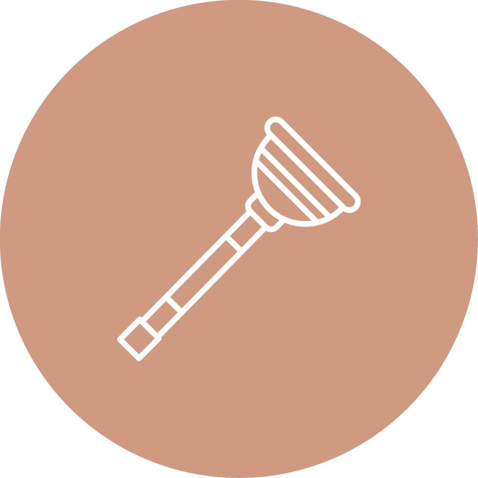 Plunger Icon Design Symbol vector