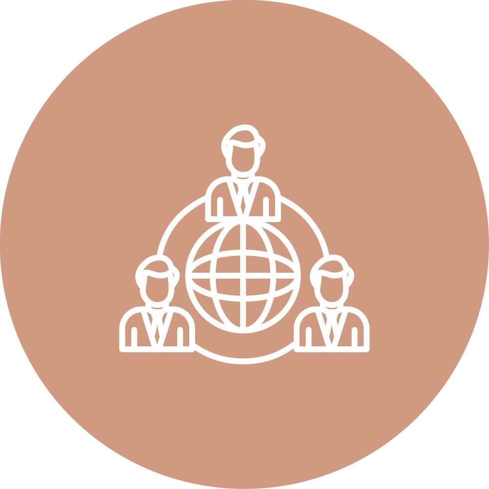 Outsourcing Icon Design Symbol vector