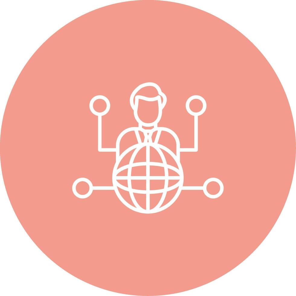 Outsource Icon Design Symbol vector
