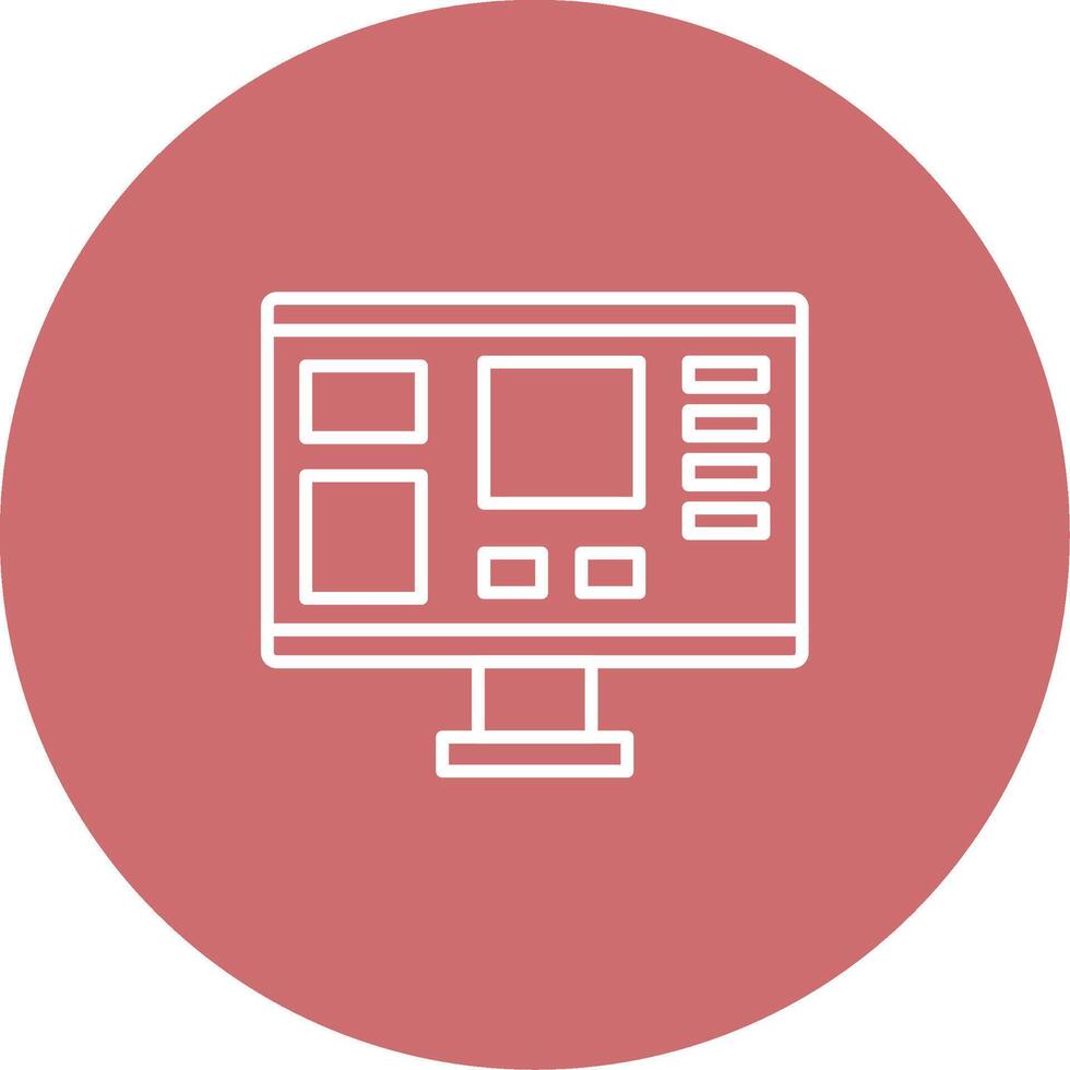 Mood Board Icon Design Symbol vector