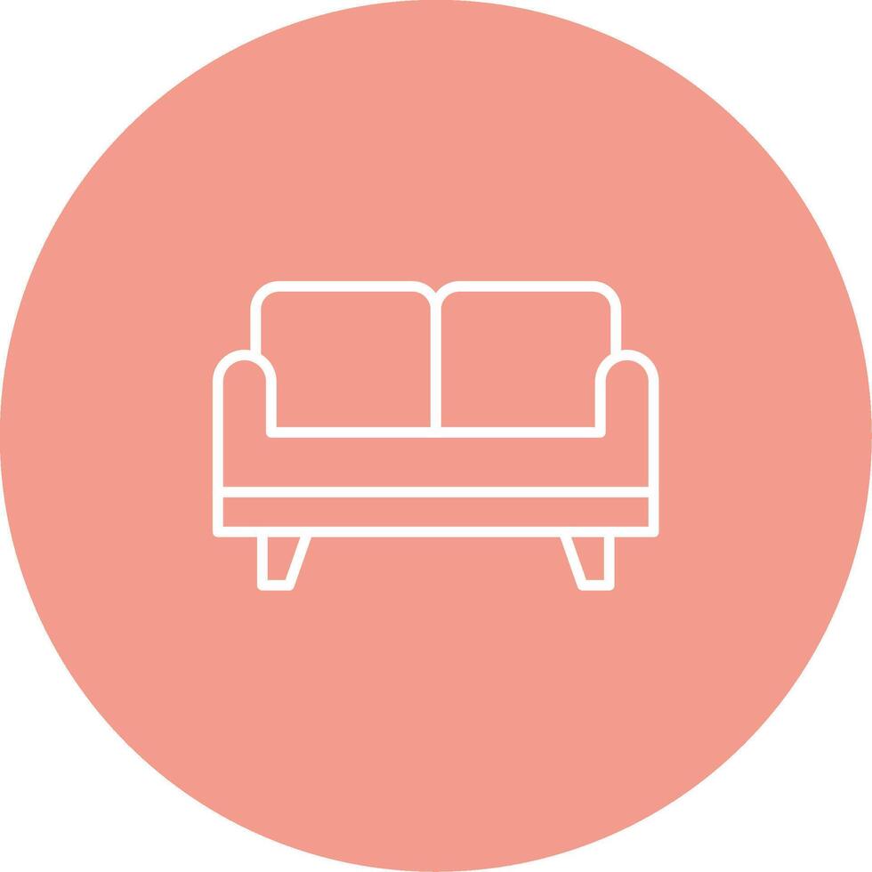 Sofa Bed Icon Design Symbol vector