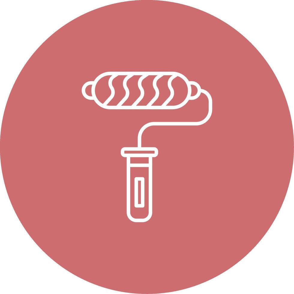 Paint Roller Icon Design Symbol vector