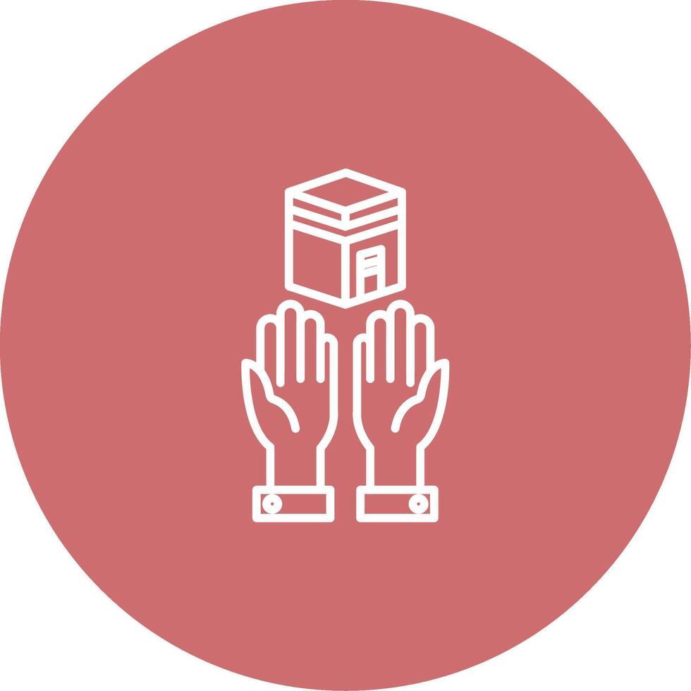 Prayer Icon Design Symbol vector