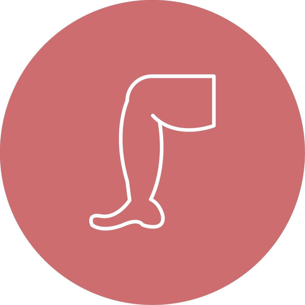 Leg Icon Design Symbol vector