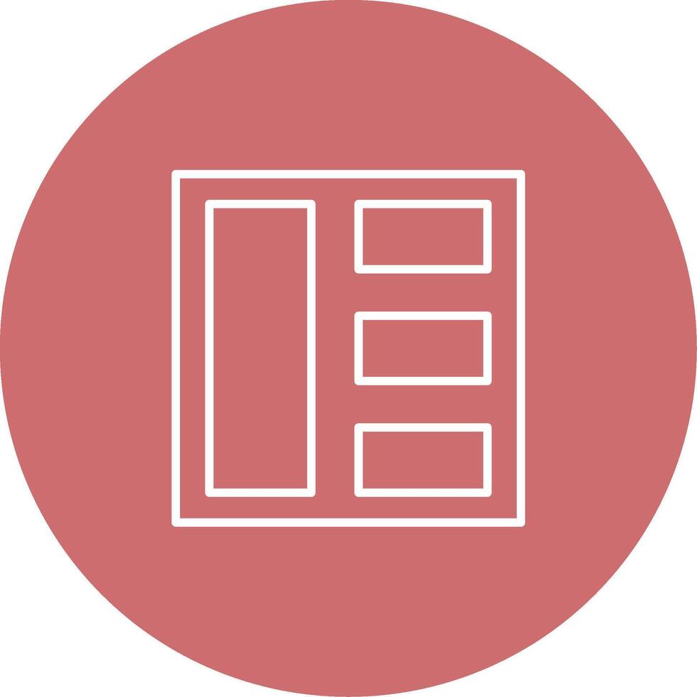 Grid Icon Design Symbol vector