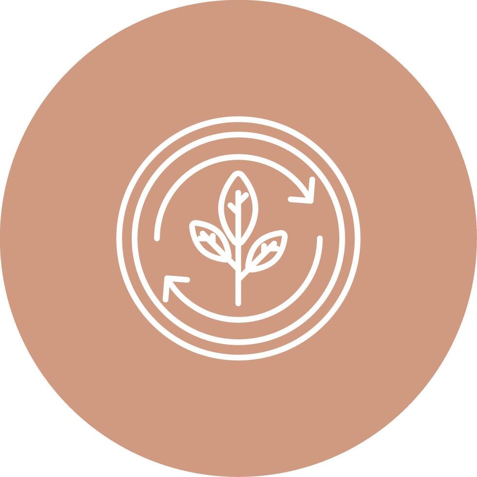 Continuous Icon Design Symbol vector