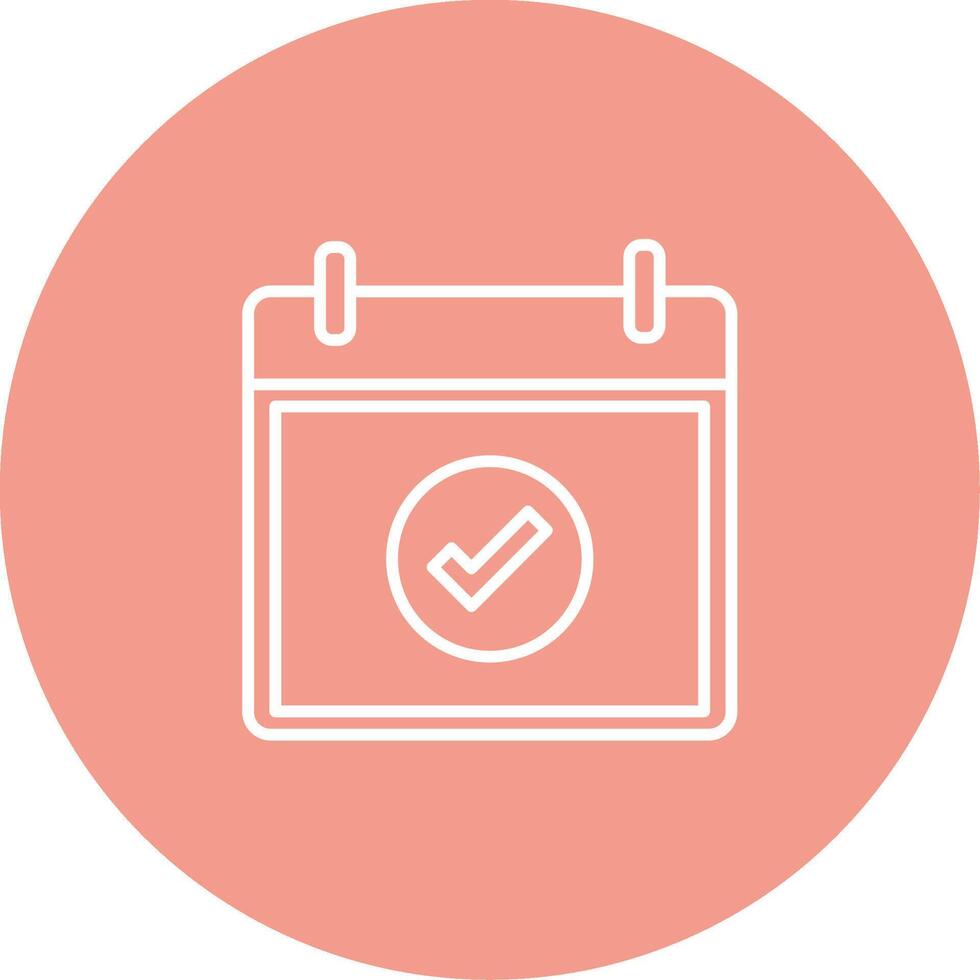 Correct Icon Design Symbol vector