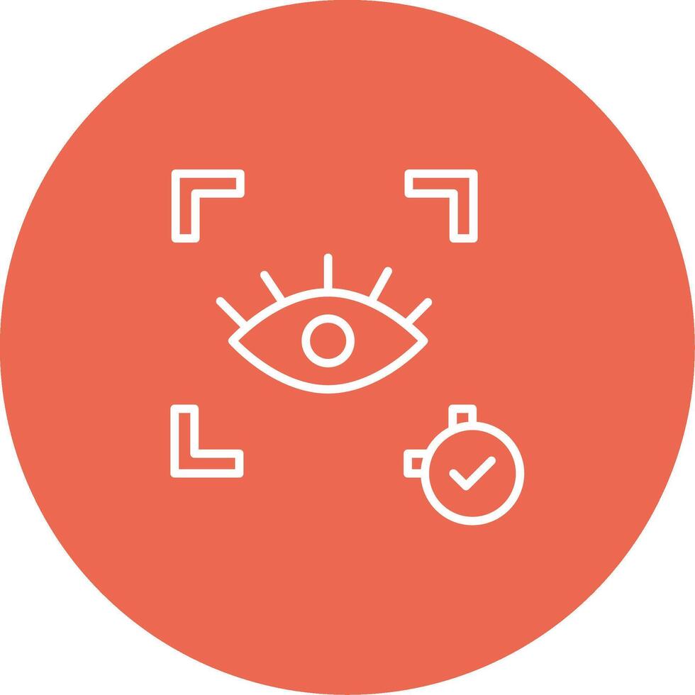 Eye Recognition Icon Design Symbol vector