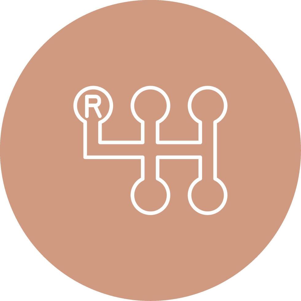 Gearshift Icon Design Symbol vector