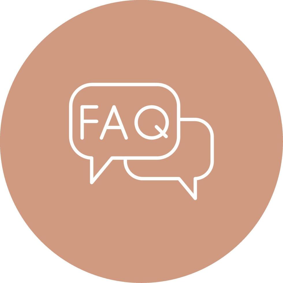 Faq Icon Design Symbol vector